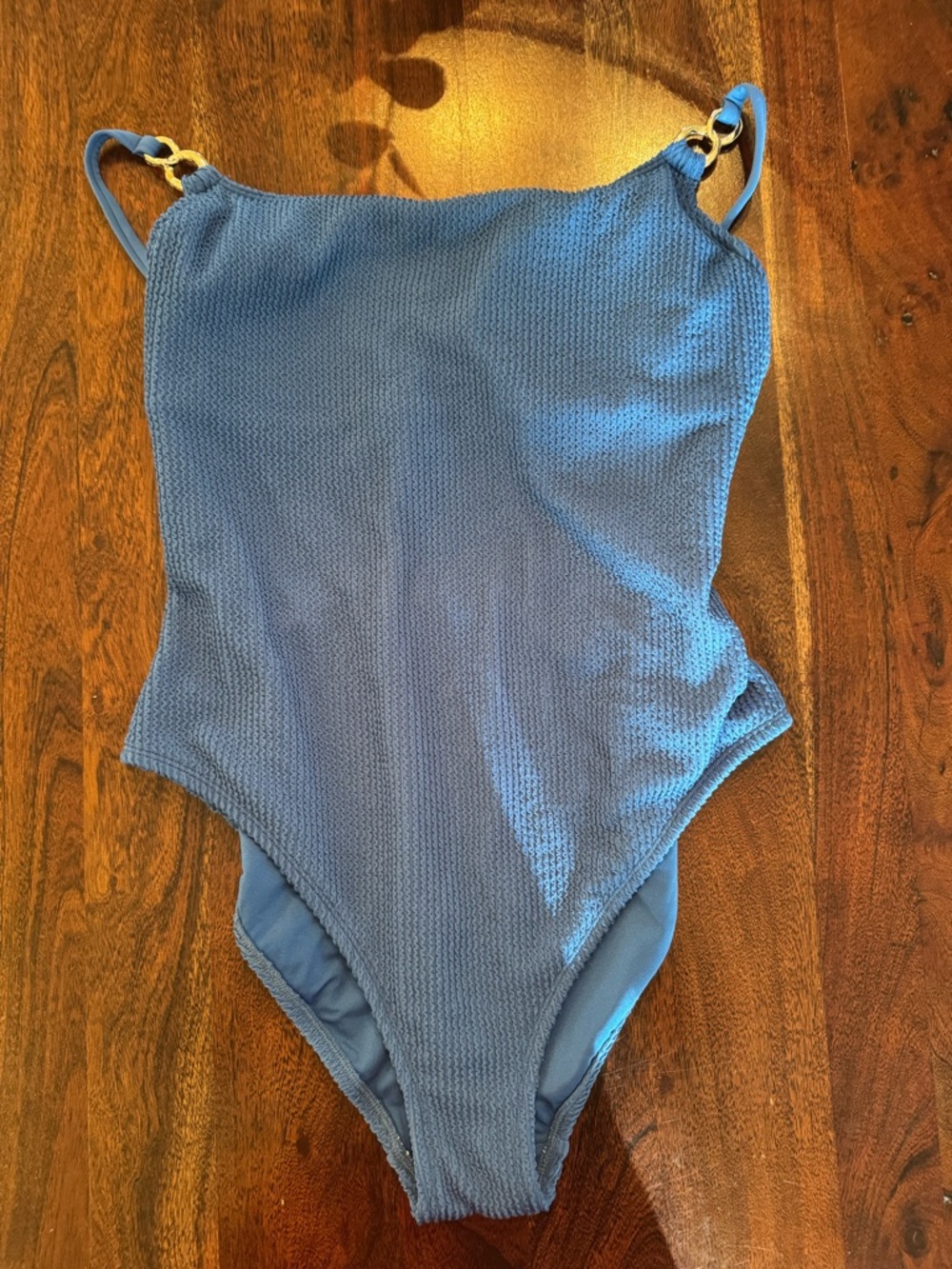 Lilly Pulitzer Blue Textured One-Piece Swimsuit